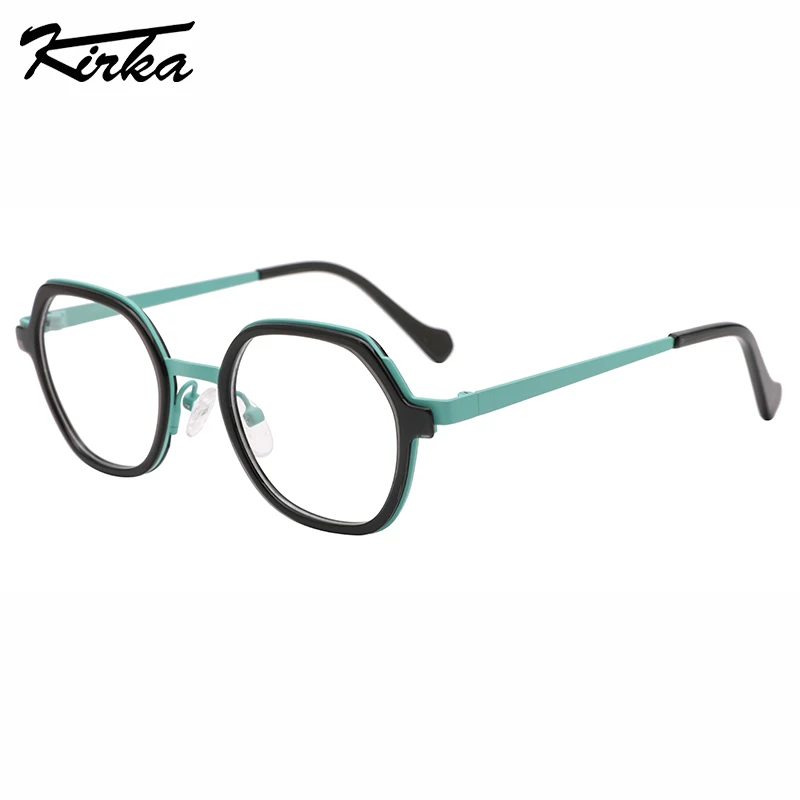 

Kirka Child Eyeglasses Square Acetate&Metal Kids 5-12 Years Eyewear Frame Computer Spectacles Frame Boys&Girls Glasses WK4017