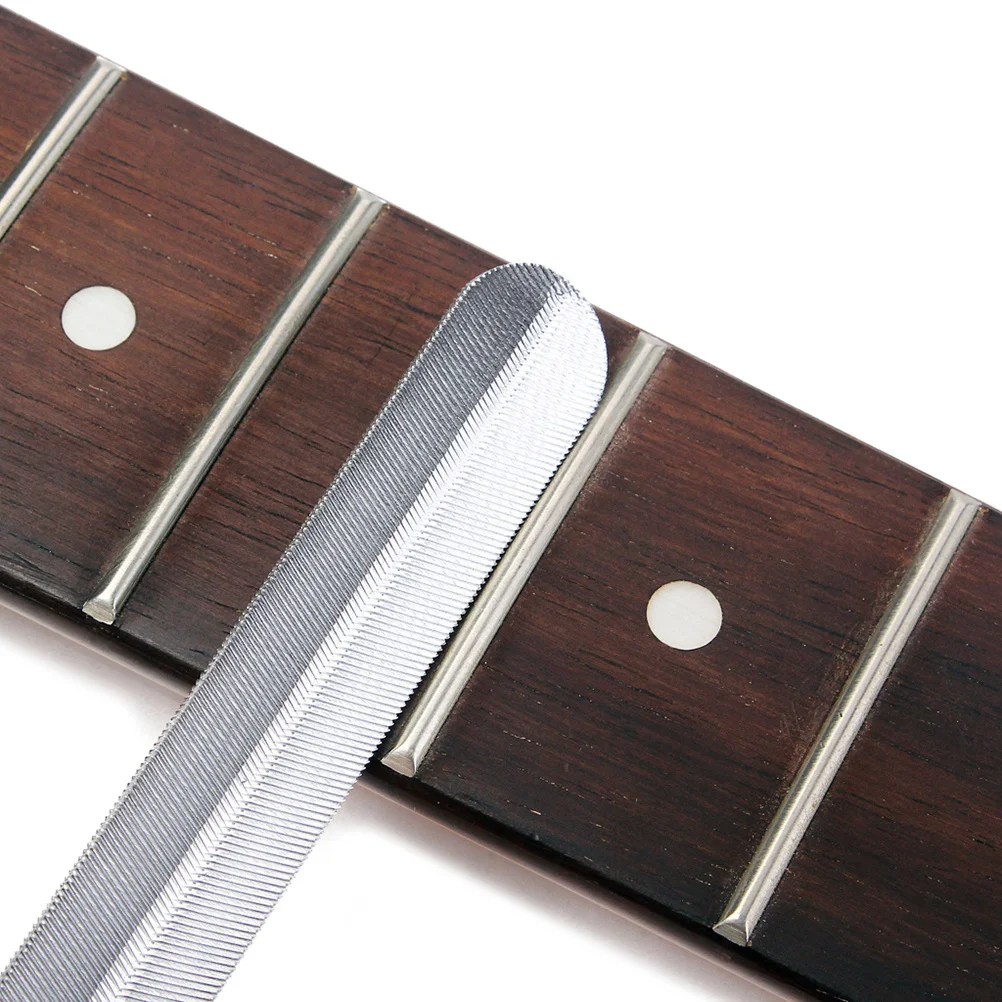 

3Pcs Guitar Nut Bridge File Kit Round Flat Files Professional Luthier Repair Tool for Electric Acoustic Guitar Parts Slot