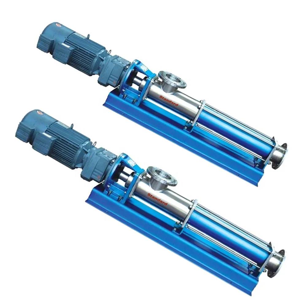 

High quality Electric Screw pump for Industry slurry concrete mud fluid Similar MONO SEEPEX NETZSCH PCM screw pump