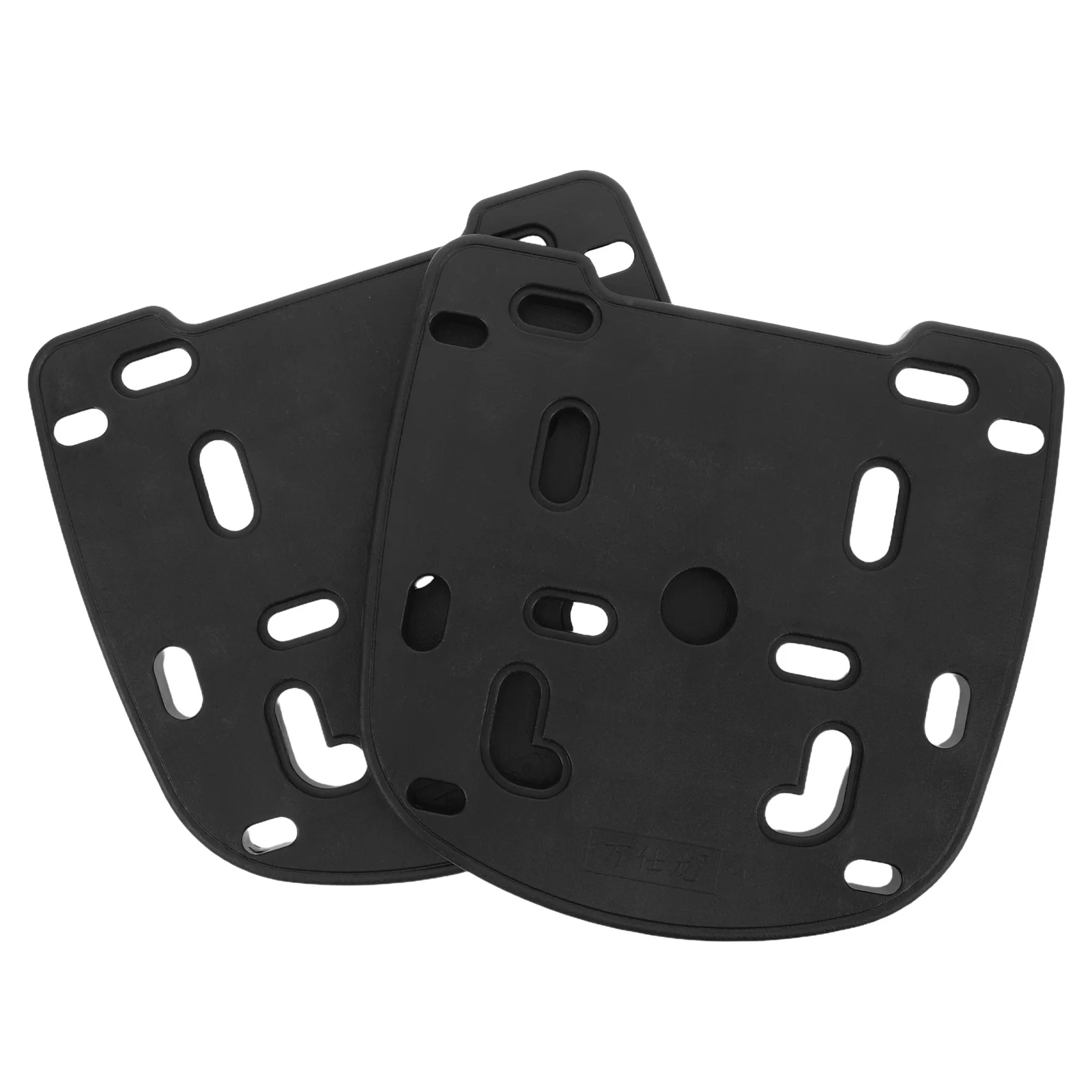 

2pcs Electric Bike Tail Box Base Heavy Duty Rear Cargo Bracket For Motorcycle Trunk Universal Fit Pp Material Luggage Rack