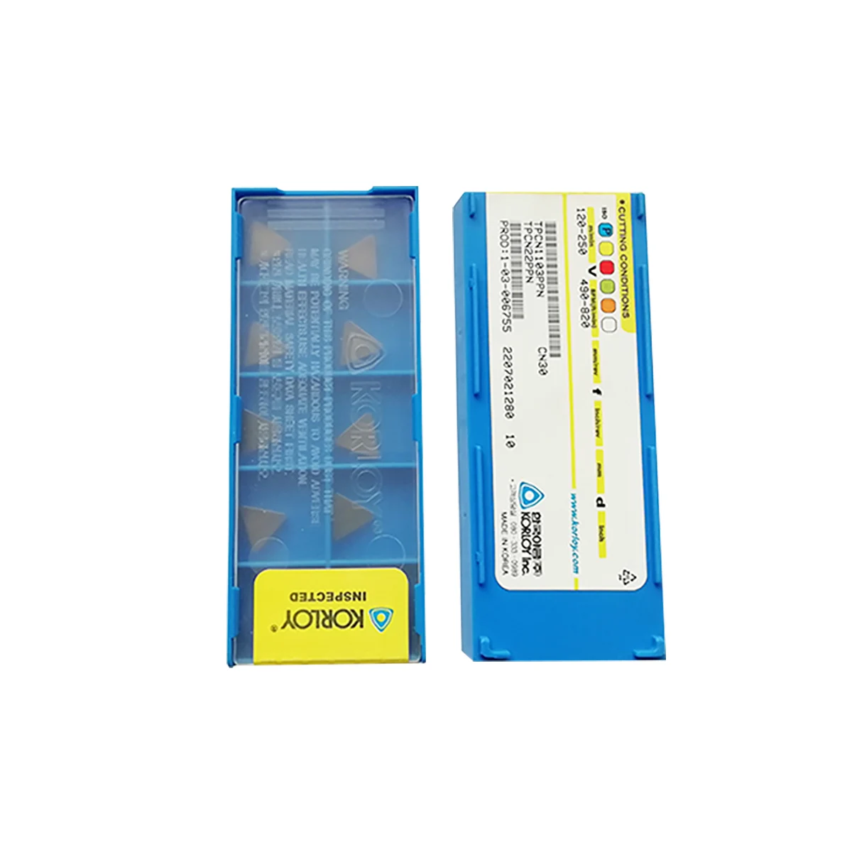 

100% оригинальные твердосплавные фрезерные пластины TPCN110304/PPN TPCN2204PDER RH H01 PC6510 для инструментов с ЧПУ