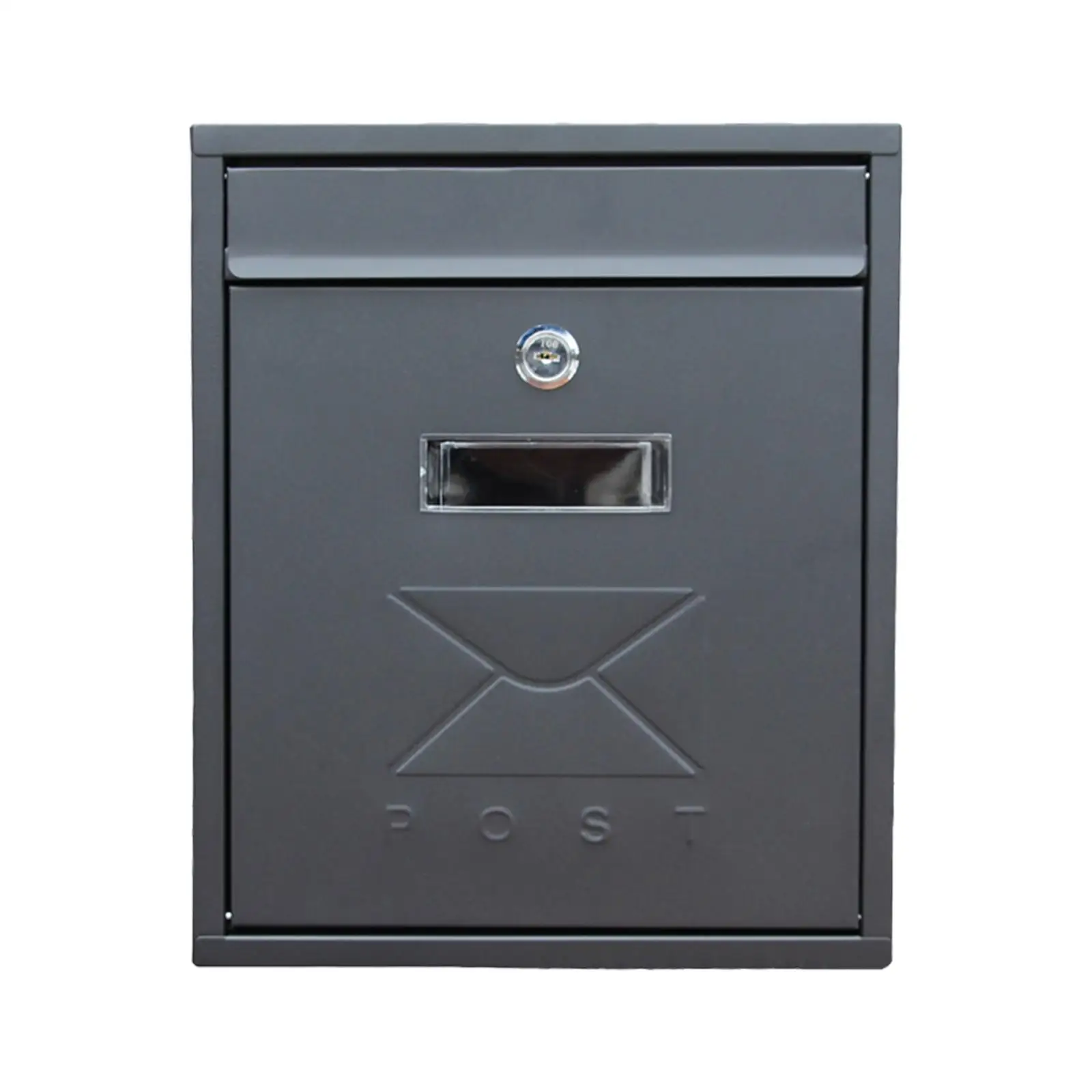 Letter Box Charity Collection Donation Box Ballot Box with Slot and Lock Locking Wall Mounted Comment Box Suggestion Box