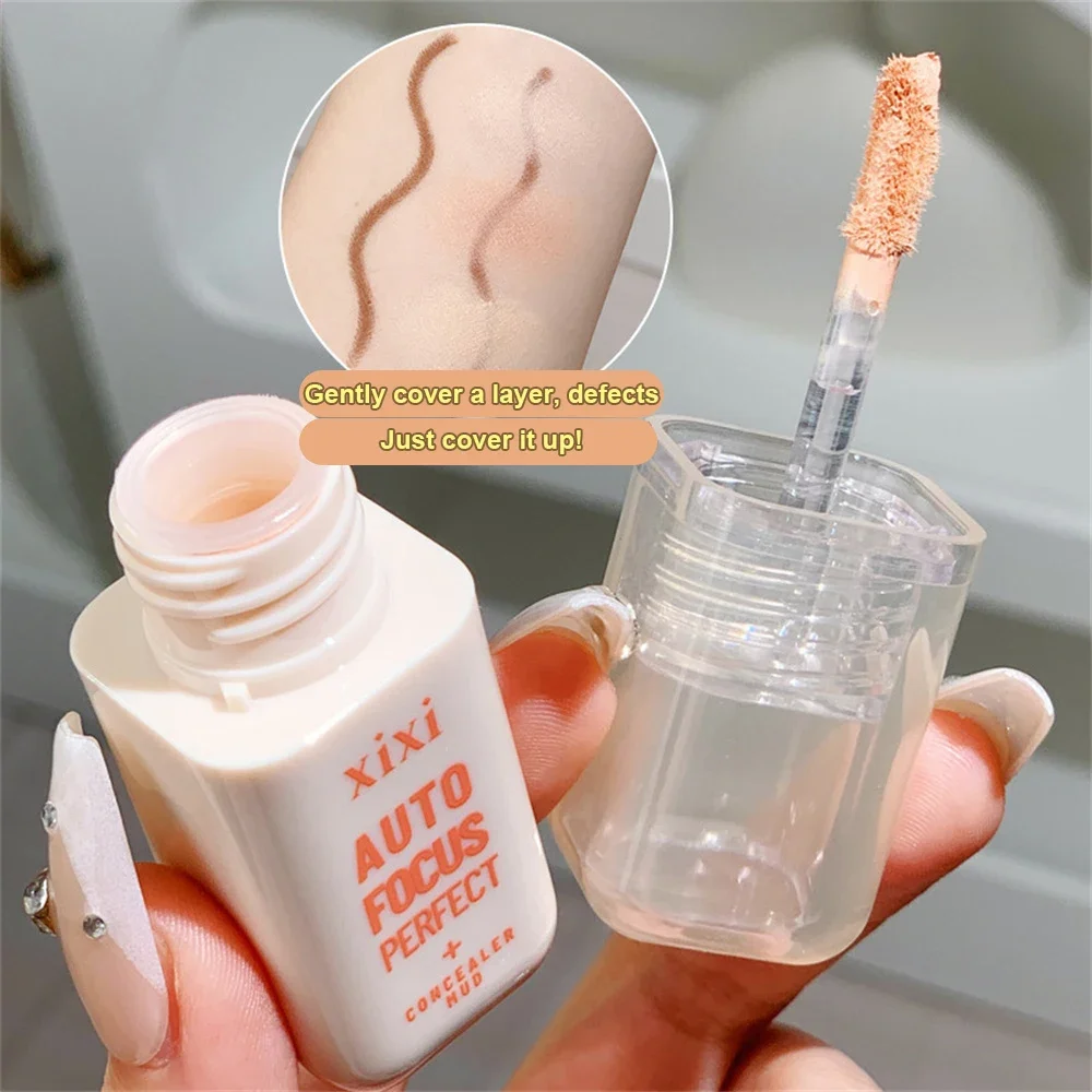 Heallor Waterdichte Matte Mini Vloeibare Concealer Foundation Blijvende Volledige Dekking Acne Donkere Kringen Corrector Professionele Concealer