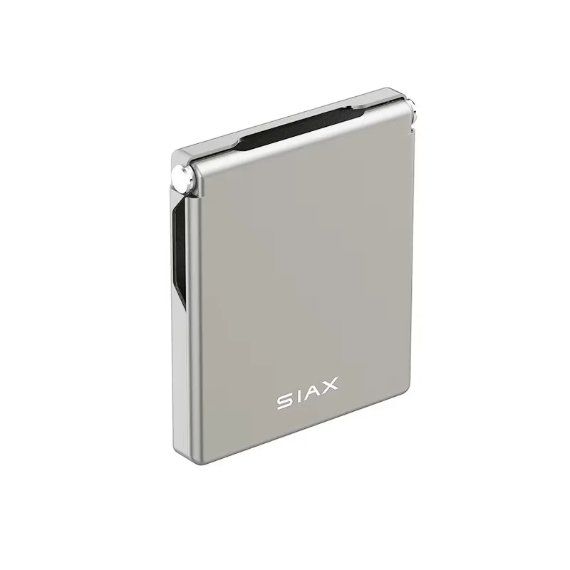 Siax Fold Buds Foldable In-Ear Earphones Ultra-Thin Bluetooth Paper-Thin Portable Headset 2in1 Clip-On Phone Case With Earphones