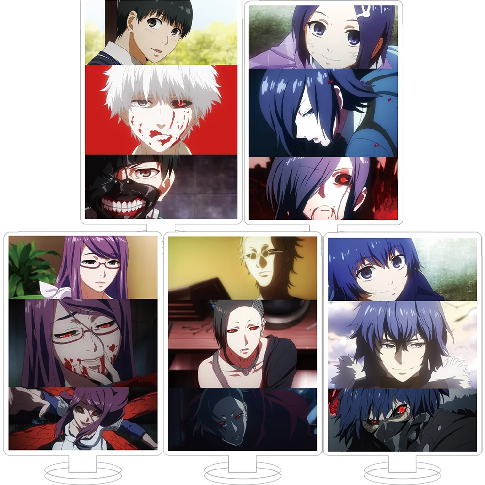 Tokyo Ghoul Kaneki Ken Touka Kirishima Juuzou Suzuya Kamishiro Rize Ayato Kirishima Official HD акриловая подставка для декора рабочего стола подарок