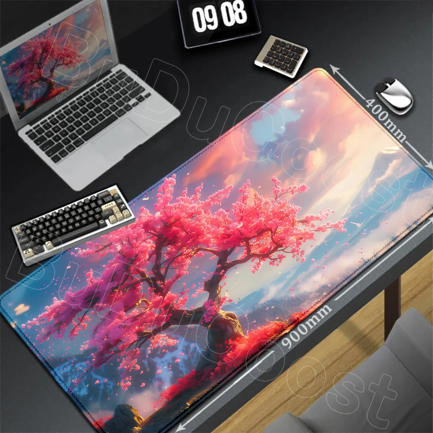 

Household Gaming Mouse Pad Non-slip Sakura powder comfortable Mousepad XXL Keyboard Mat Office Laptop Mice Pad Desk Accessory