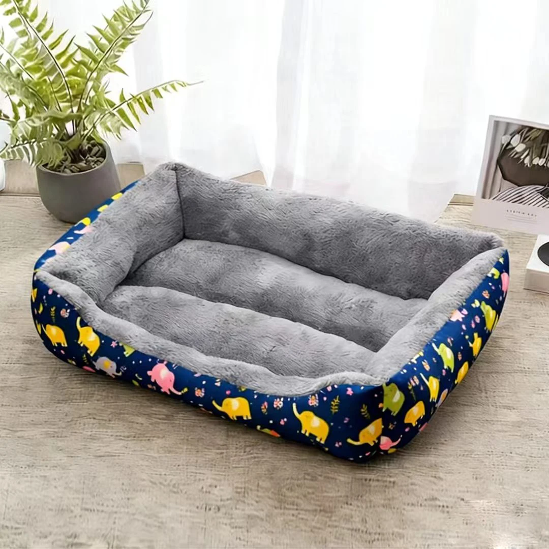 Cama sofá de felpa para perros pequeños, medianos, grandes y gatos