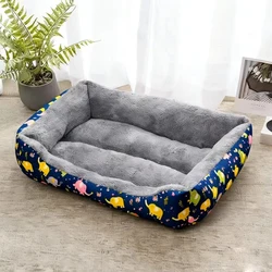 Cama sofá de felpa para perros pequeños, medianos, grandes y gatos