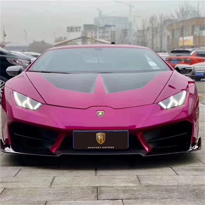 غطاء محرك السيارة من ألياف الكربون على شكل حرف V هوراكان Lp610 LP580 هاين #5