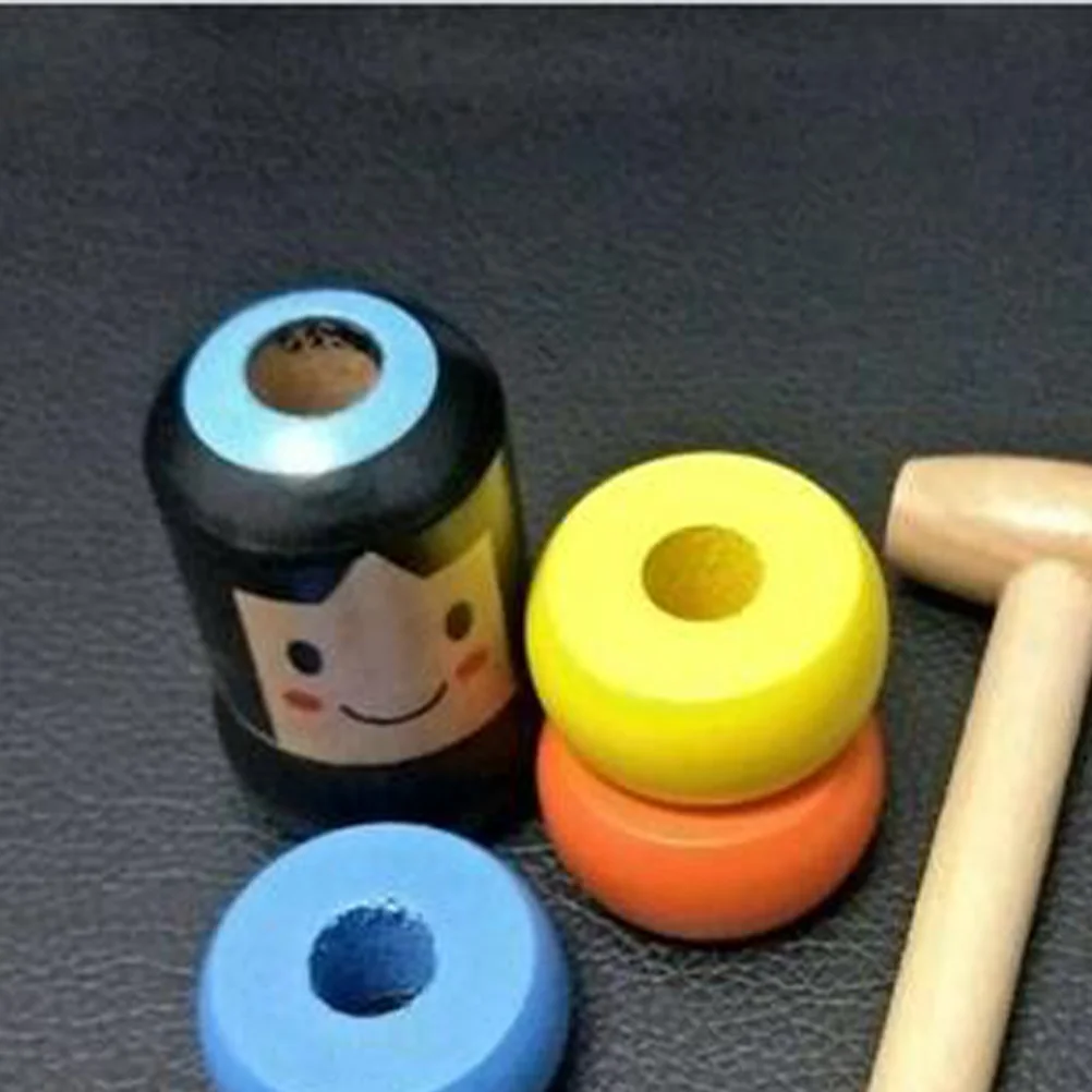 Recover Recovering For Kids Desktop Ornament Unbreakable Wooden Puppet Props Funny Gift Wooden Puppet