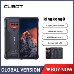 Cubot KingKong 8 смартфон с 5,5-дюймовым дисплеем, ОЗУ 12 Гб, ПЗУ 6 ГБ, 6,52 ГБ, 16 Мп + 48 МП, 256 мАч