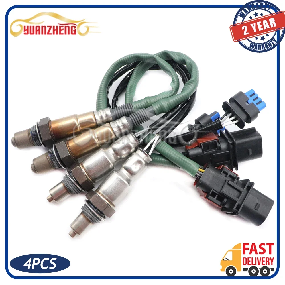 

4PCS Upstream+Downstream Air Fuel Ratio Lambda O2 Oxygen Sensor E1GA-9Y460-GA JL3A-9G444-AC For Ford Edge 2.7L 2019-2021