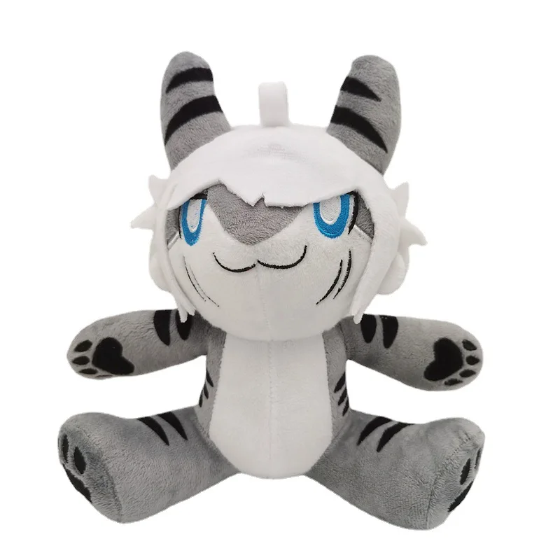 Changed Game Puro Plush Toy Furry Cat Shark Stuffed Doll Soft Short Plush Animal Figure Changed Lab Collectible Gift For Game view 5