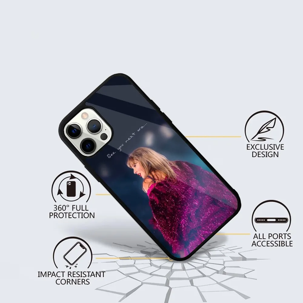 S-Swift Singer T-Taylor Phone Case For iPhone 16,15,14,13,12,11,Plus,Pro,Max Mini Magsafe Magnetic Wireless Charging