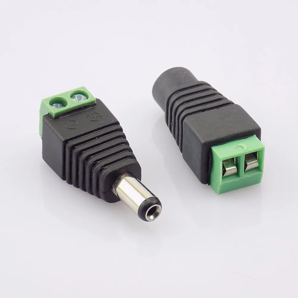 1 زوج تيار مستمر قابس طاقة أنثى + ذكر موصل جاك اقناع Cat5 إلى Bnc محول Av BNC UTP لكاميرا CCTV فيديو Balun LED شريط مصابيح