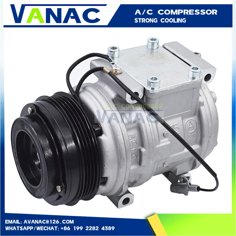 A/C Compressor for JOHN DEERE 200LC EXCAVATOR 230LCR 230LC EXCAVATOR 4472001741 4472000246 4250721180 4711222 20Y979311 4333459