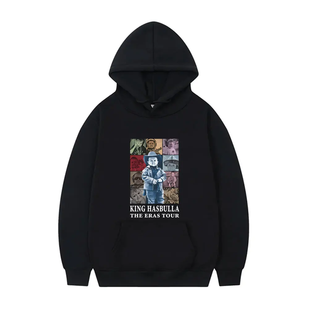 King Hasbulla Magomedov The Eras Tour Graphic Hoodie Male Funny Meme Sweatshirt Men Women Casual Oversized Fleece Cotton Hoodies