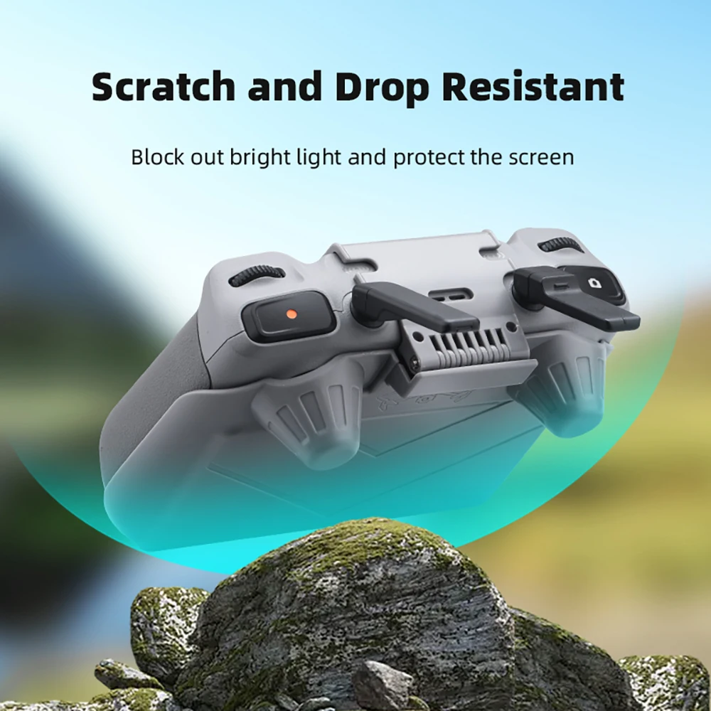 BRDRC RC 2 Sunshade for DJI Mini 4 Pro Remote Control Sun Hood Screen Protector Protection Cover Shell For Air 3 Drone Accessory