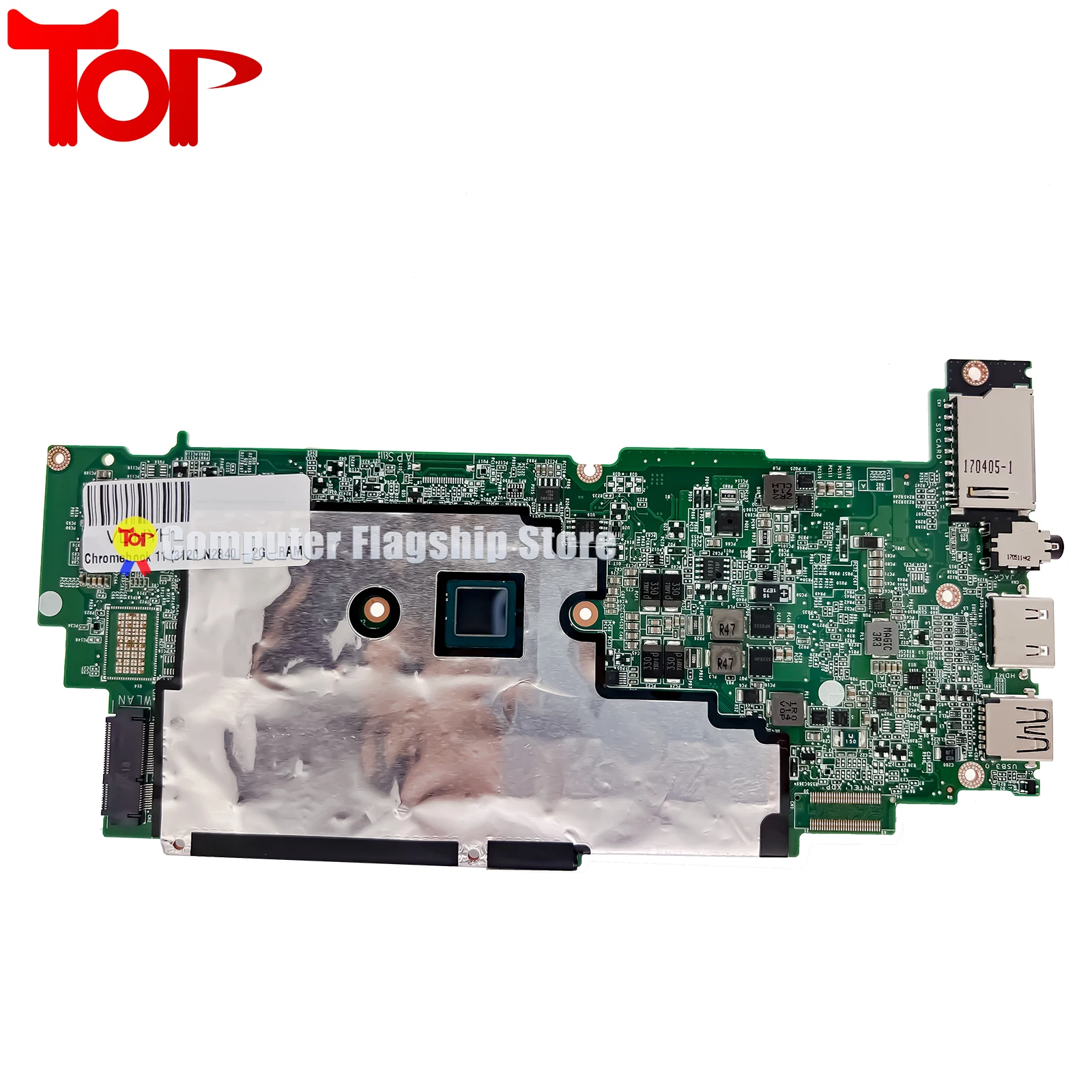 Chromebook 11 3120 Laptop-Motherboard für DELL DA0ZM8MB6D N2840 2G-RAM Mainboard Schneller Versand