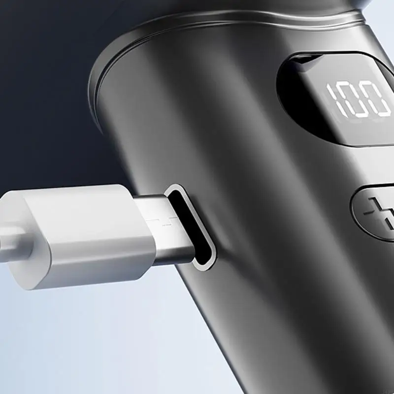 J6PE Digital Display Fan مريحة صغيرة مروحة USB مروحة Office ABS ABS للداخلية