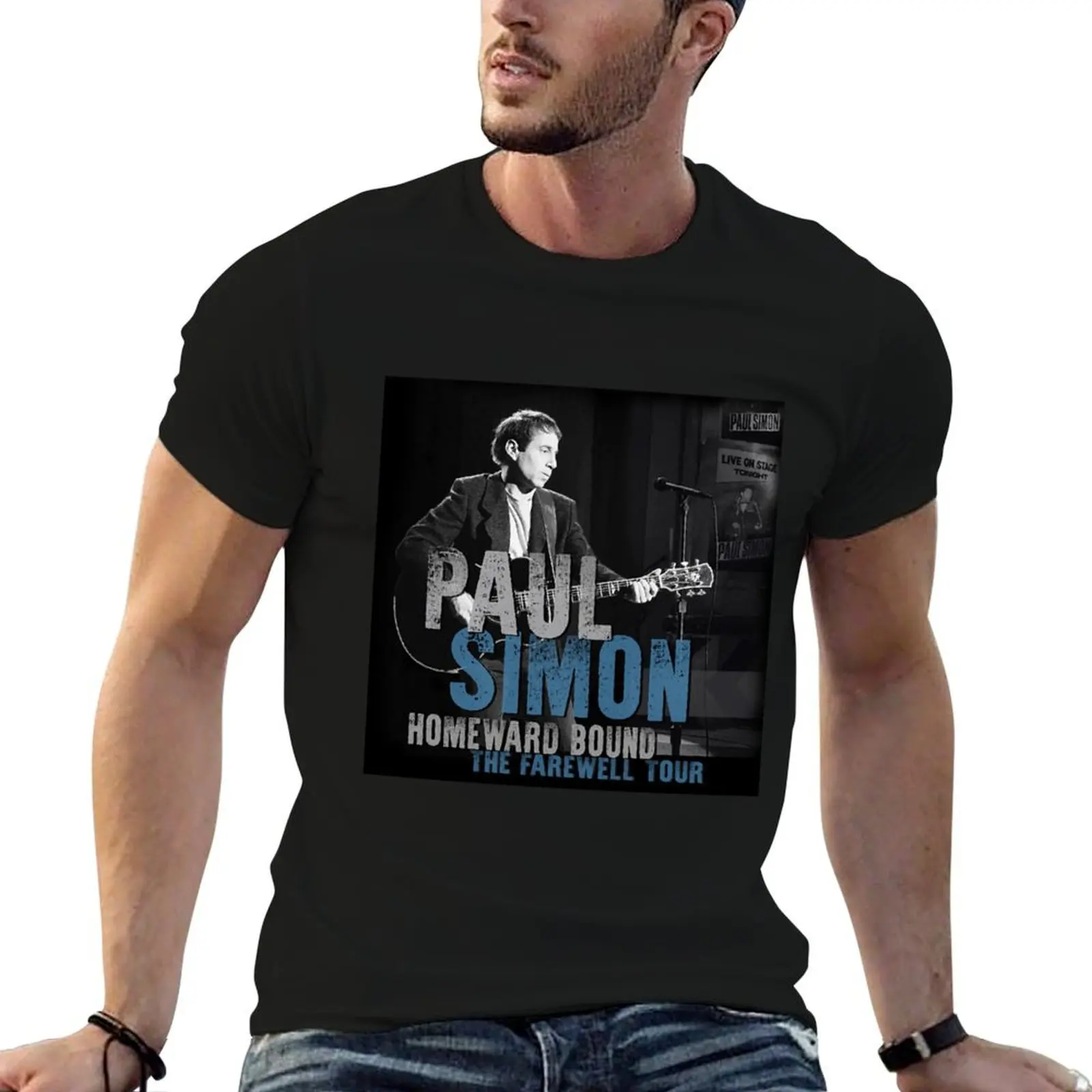 

Paul Simon Farewell Tour Music Band T-Shirt man t shirts graphic cotton t shirt man T-Shirt