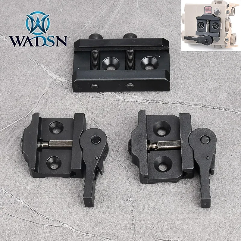 

Tactical Airsoft DBAL A2 D2 Mount QD Base Quick Install Remove Metal Plastic Fit For DBAL PEQ Mounting Seat laser Accessories