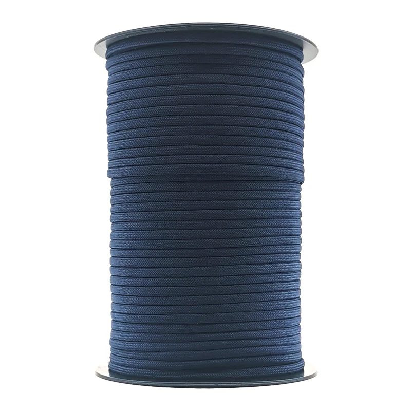 50/100M 7-adriges Fallschirmseil 550 4mm Outdoor Polyester Parachute-Seil Camping Überlebens-Zeltseil Gebündelte Wäscheleine – Detail 9