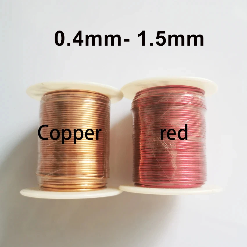 500g QA-1-155 2UEW 0.4 0.5 0.6 0.65 0.8 1.0 1.2 1.5mm Wire Enameled Copper Wire Magnetic Coil Winding High Temper