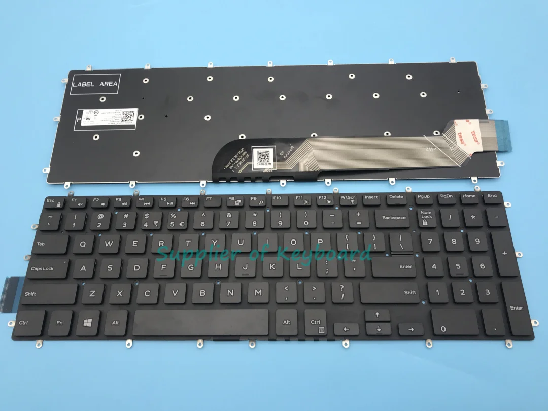 Latin Spanish/English Keyboard For Dell G3 3590 3500 G3-3579 3779 G5 5500 5587 G7 7588 G3 15 3579 G3 17 3779 White/Red Backlit