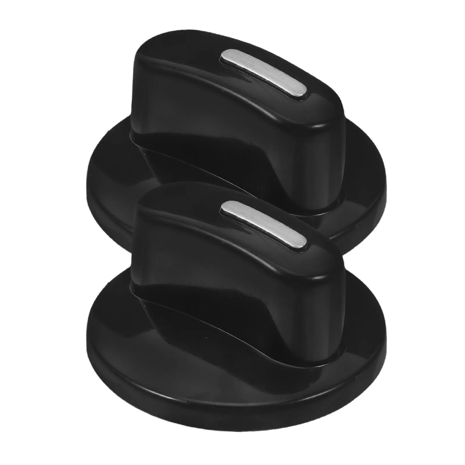 

2 Pcs D Shaped Valve Stem Gas Stove Burner Knob Replacement Dryer Timer Knobs ABS Bbq Control Switch