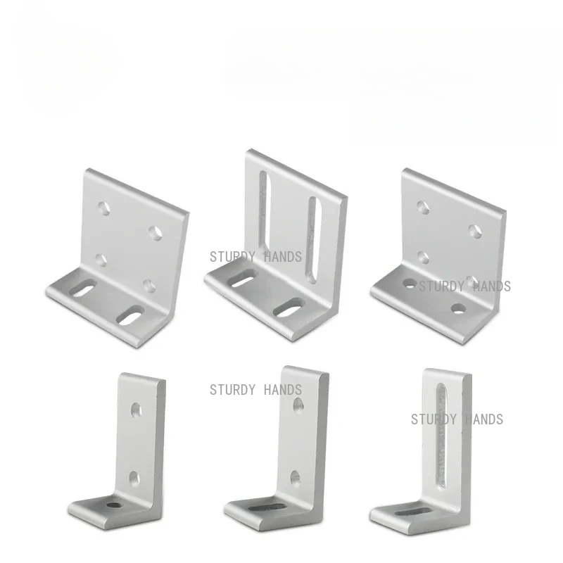 1 piece of aluminum profile 90 degree right angle part connection irregular code fixture hardware accessories
