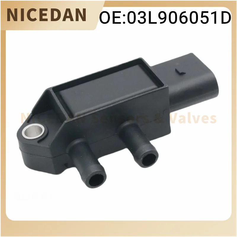 

03L906051D DPF Differential Exhaust Pressure Sensor for VW CC Golf Jetta Passat Tiguan Touareg Car 03L906051B