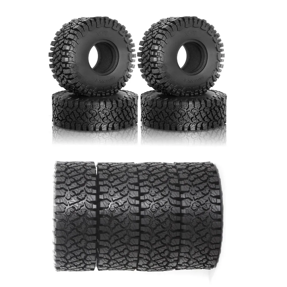 

4pcs 1.9 in Climbing Bike 118mm Rhino Tires for 1/10 RC Crawler Car Traxxas TRX4 Defender AXIAL SCX10 90046 RC4WD D90 D110 CC01