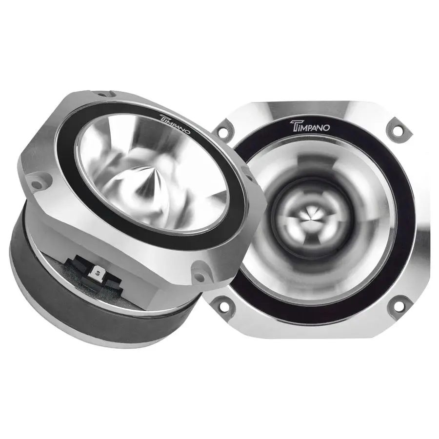 

Super Tweeter 4 Inch TPTST25 Chrome, 8 Ohm, 900 Watts Max, 107 dB, 1.5 in Voice Coil, HIgh Sensitivity, Slim Profile Bullet Twee