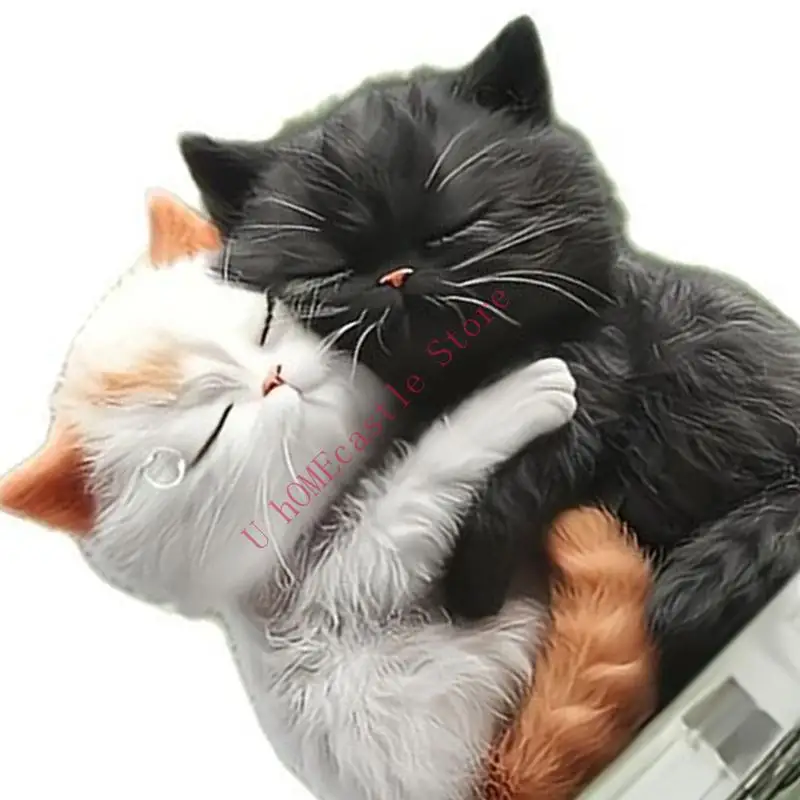63HF Shaking Cats Bobblehead Dashboard Car Decors Car Interior Desk Ornaments Gift