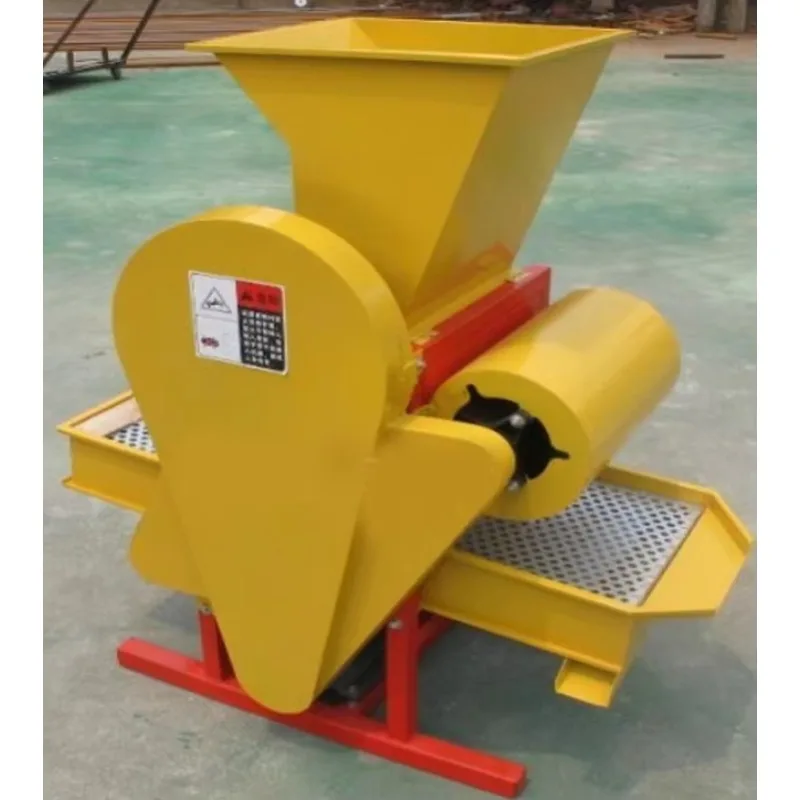 Small Automatic Peanut Sheller Oil Workshop Walnut & Soybean Shelling Machine With Motor Pea Chestnut Peeling Machine