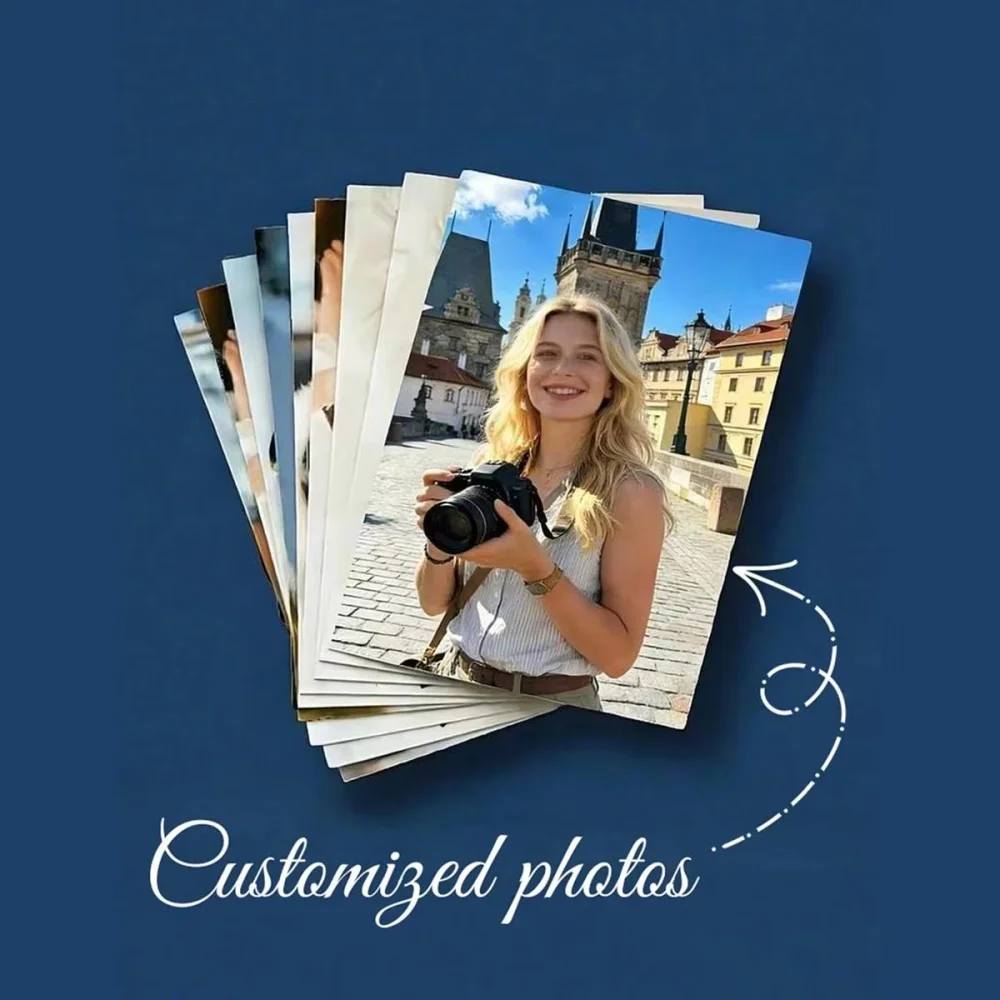 Impressions photo personnalisées HD 5x7 pouces, 1/5 pièces, souvenirs commémoratifs pour animaux de compagnie, cadeaux de vacances personnalisés
