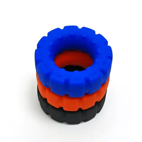 New Thick Silicone Penis Ring Tire Type Cock Ring Lasting Longer Harder Stronger Erection Pleasure Enhancing Sex Toy For Man Gay