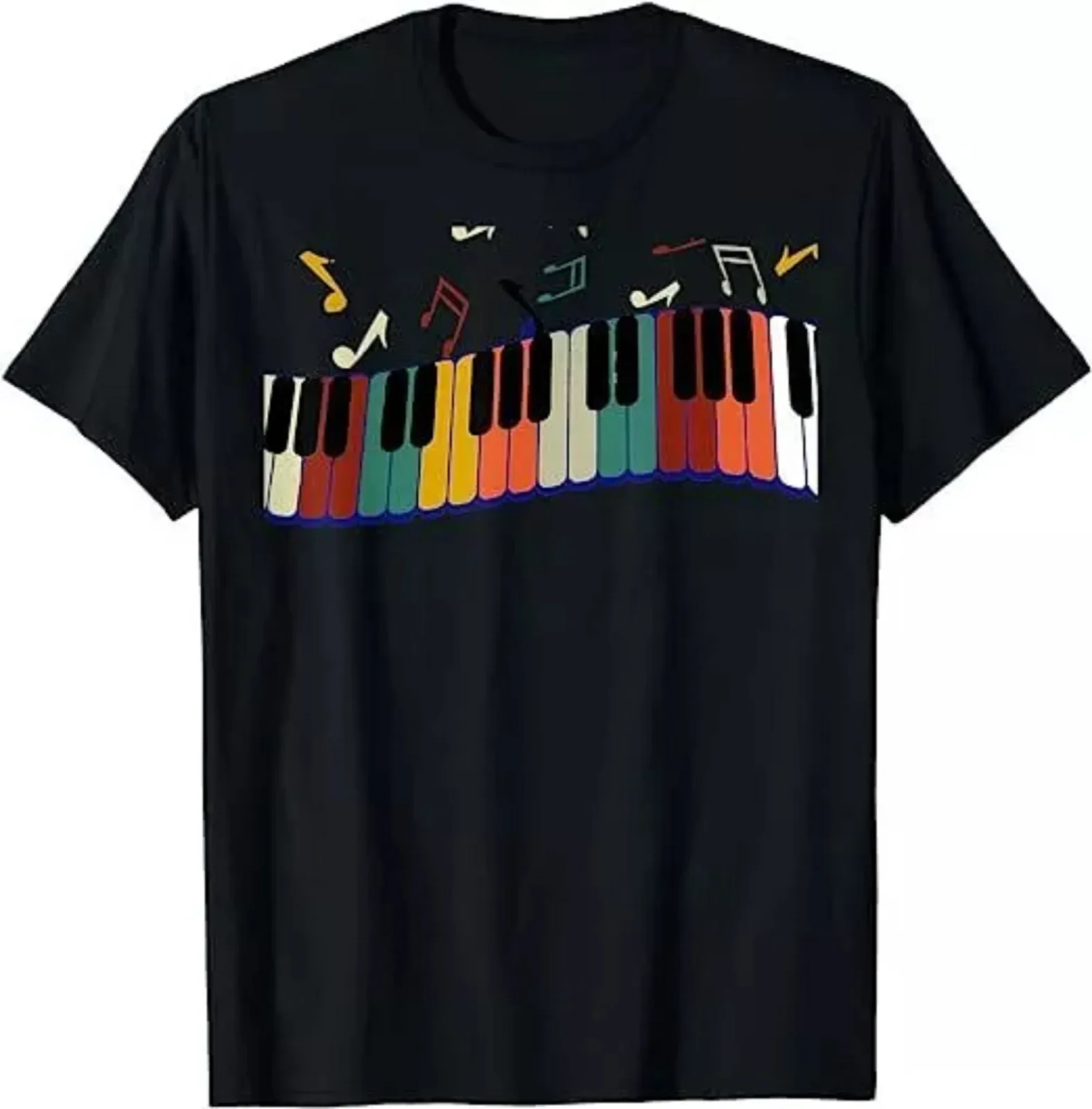 Keyboard For Piano Player Piano Lover Unisex T-Shirt Size S-5XL