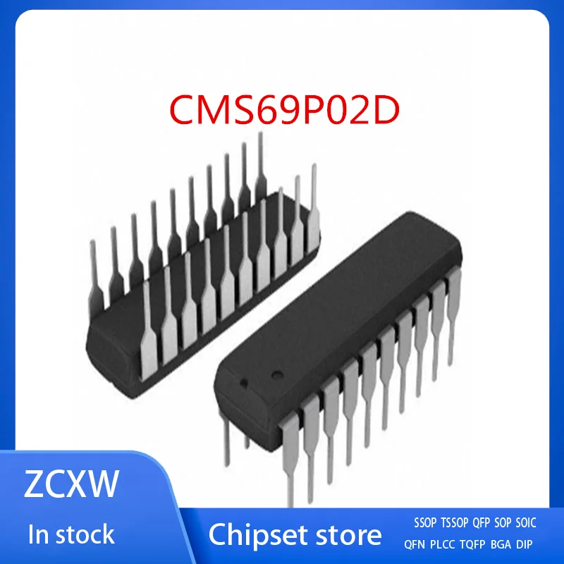 2Pcs/Lot  New  CMS69P02D  69P02D CMS69P02O    DIP20