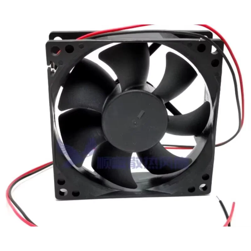 CROWN AGC08025B24H DC 24V 0.30A 80x80x25mm 2-Wire Server Cooling Fan