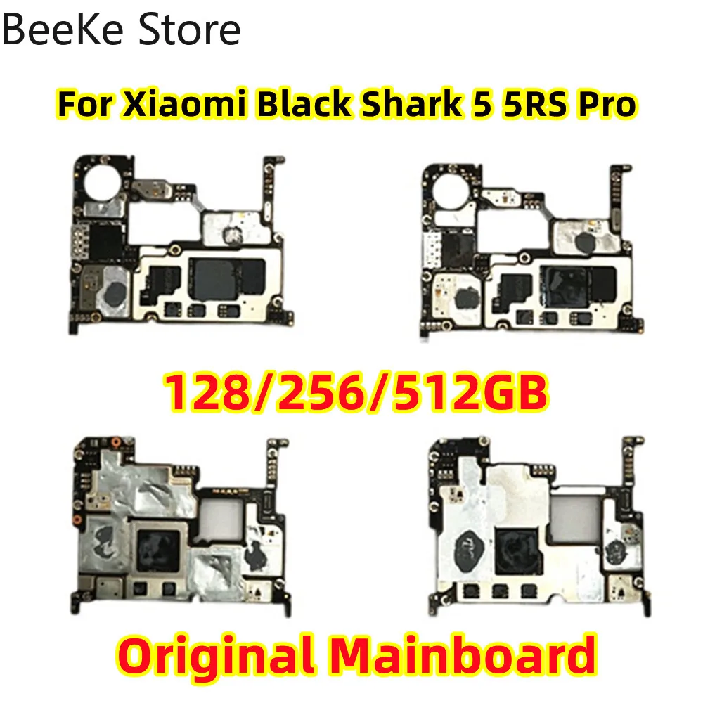 MainBoard Original For Black Shark 5 Pro 5RS 5G Motherboard Logic Chips Circuits Xiaomi Blackshark Main Board Unlocked Global