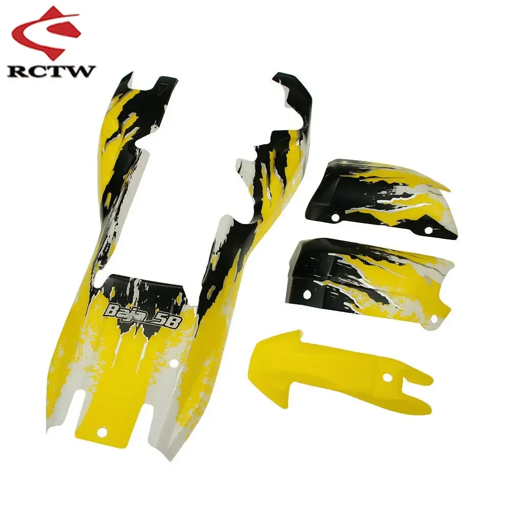 플라스틱 자동차 쉘 바디 세트, 1/5 HPI ROFUN BAHA ROVAN King Motor BAJA 5B SS RC 자동차 부품