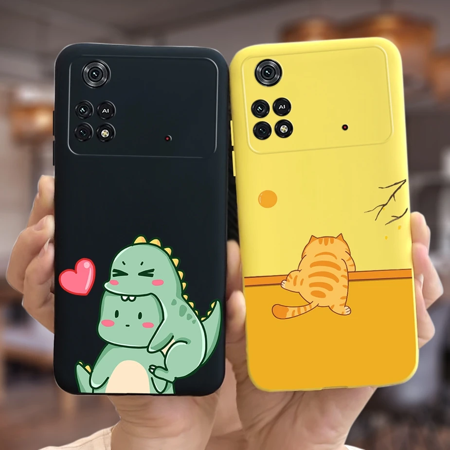 For Xiaomi Poco M4 Pro 4G Case Cute Fashion Artronauts Cartoon Cover Soft TPU Phone Case For Xiaomi Poco X4 Pro PocoM4 5G Bumper