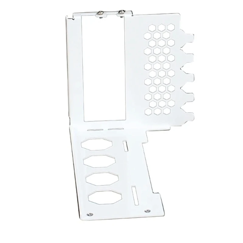 Penyangga kartu grafis braket pemasangan GPU vertikal, rak pendukung VGA kartu Video mendukung logam tahan lama untuk komputer DIY tahan lama (B)