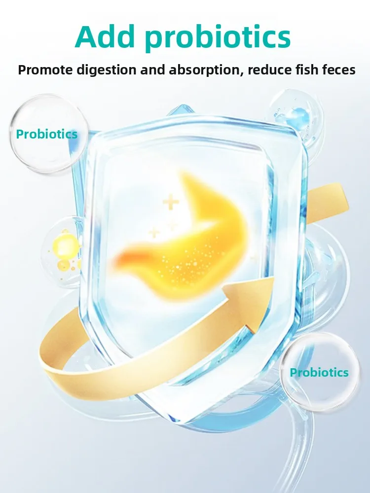 طعام حبيبي صغير لتعليم الأسماك، نظام غذائي معزز للألوان للتنورة البيضاء تترا والأنجليفش والغوبي #5