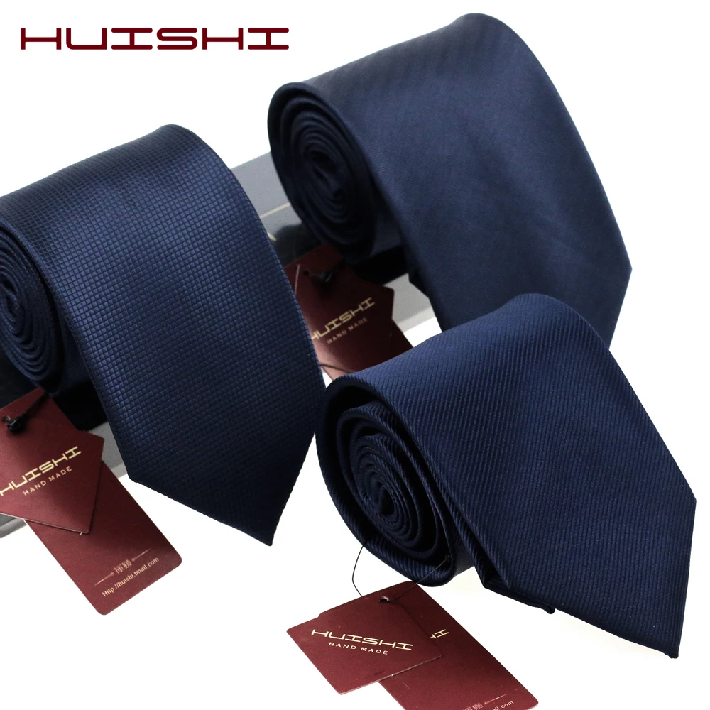 HUISHI-Corbatas impermeables formales para hombre, corbata clásica de negocios, boda, 6cm, 8CM, 10 estilos