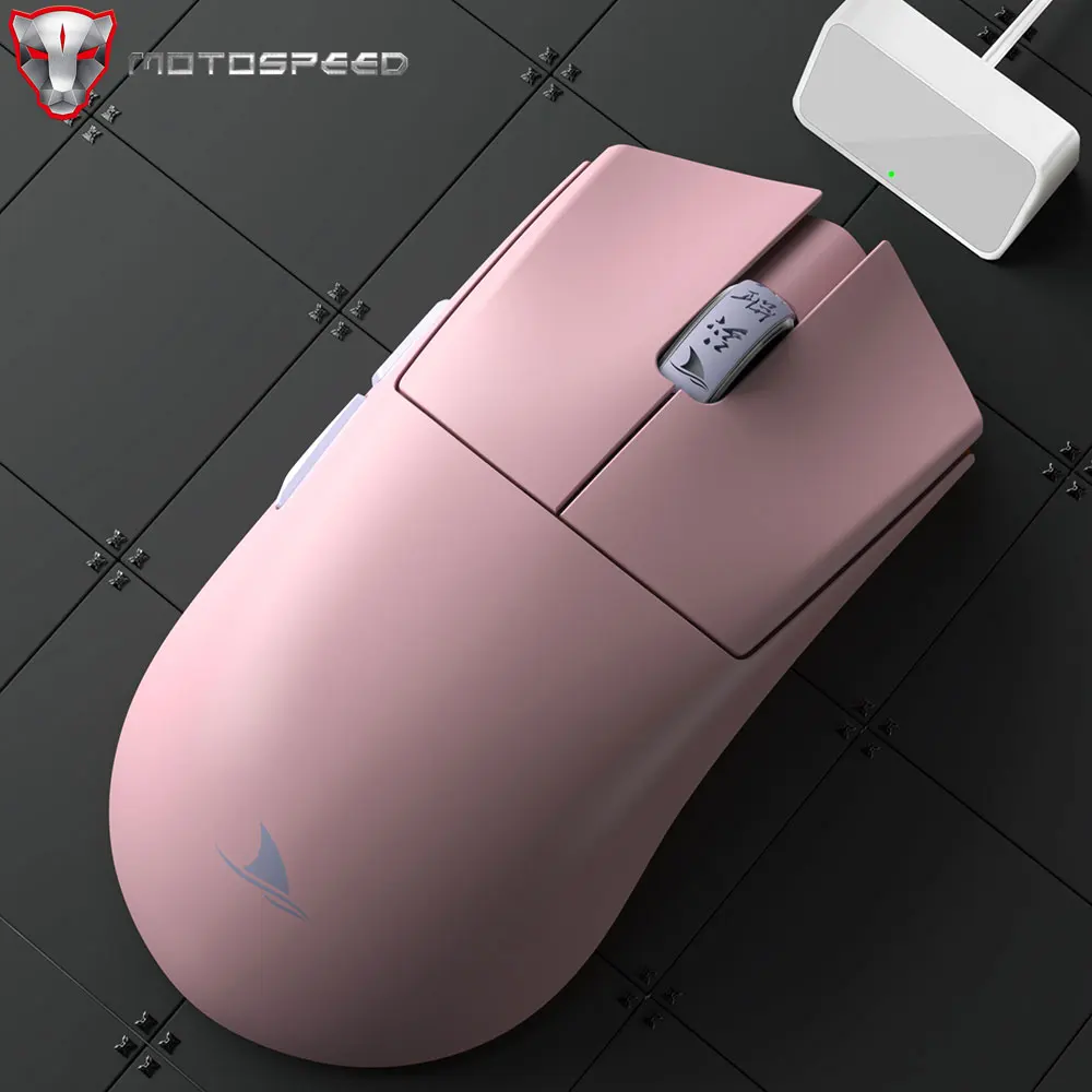 Motospeed Darmoshark M3s Pro Wireless Gaming Mouse   PAM3395 N52840 HUANO Switch Computer Office Bluetooth Mice For Laptop PC