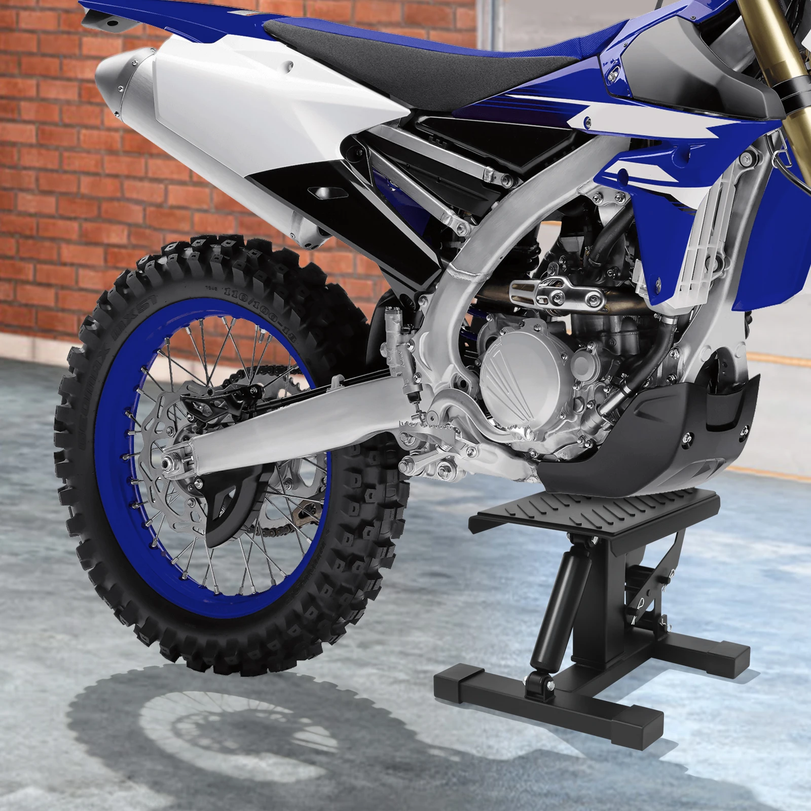 Cric hydraulique professionnel pour moto, cric de levage pour moto, charge maximale 200 kg/440 lb