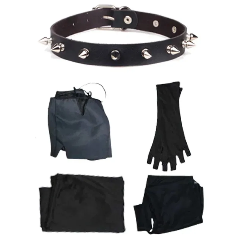 Loona Women Costume Cartoon Helluva Cosplay Boss Roelplay Outfits Neacklace Glvoes Sockings Set Halloween Party Suitsb;4.f'7;j,3